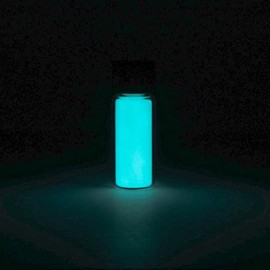 Aqua Europium phosphorescent glow in the dark Powder - Chemistry Sample