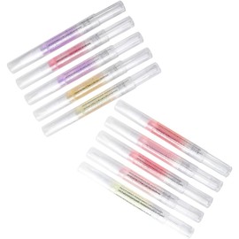 COLLBATH 10 Piezas Bolígrafo de Aceites Esenciales para Uñas y Cutículas, Propiedades Nutritivas y Ablandadoras, Material Methylparaben y Ethylparaben, Uso en Manicura Varios estilos