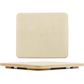 Pizza Stone - Baking Stone. SOLIDO Rectangular 14"x16" - Perfect for Oven, BBQ and Grill