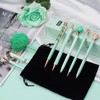 WEMATE 8Pcs Metal Crystal Diamond Ballpoint Pens Set - Glitter