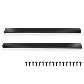 LQI Rocker Panel Cover Kit Compatible with Ford Ranger Extended Cab 1993-2011, Left & Right Black Aluminium