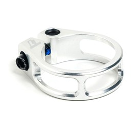 Trail One Components Seat Post Clamp - 34.9mm, Bolt-On, Silver