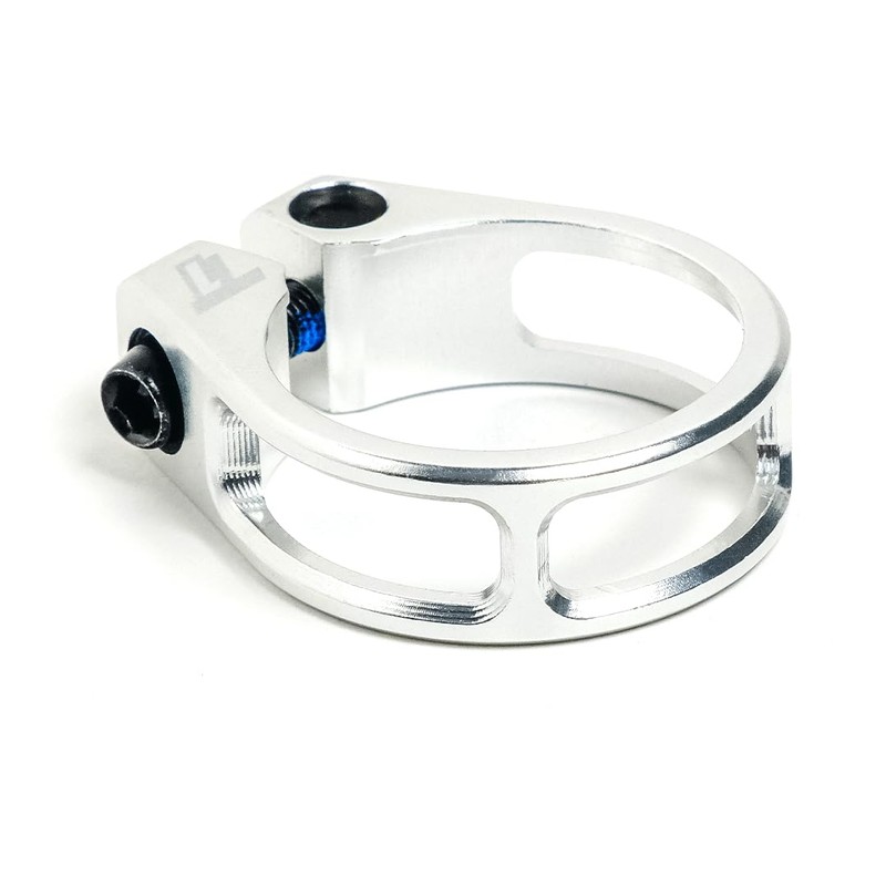 Trail One Components Seat Post Clamp - 34.9mm, Bolt-On, Silver