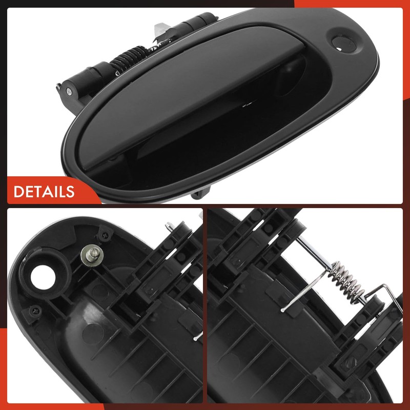 A-Premium Front Left Driver Side Exterior Door Handle with Keyhole