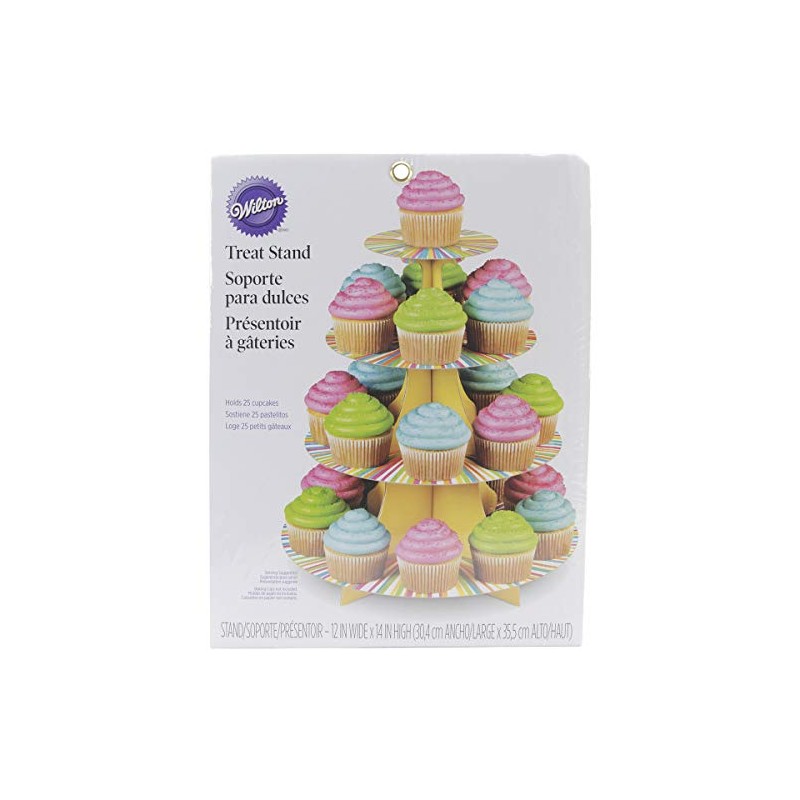 Wilton Treat Stand Color Wheel Cupcake Stand