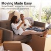 SuperSliders Felt Heavy Furniture Reusable Movers for Hard Surfaces (4