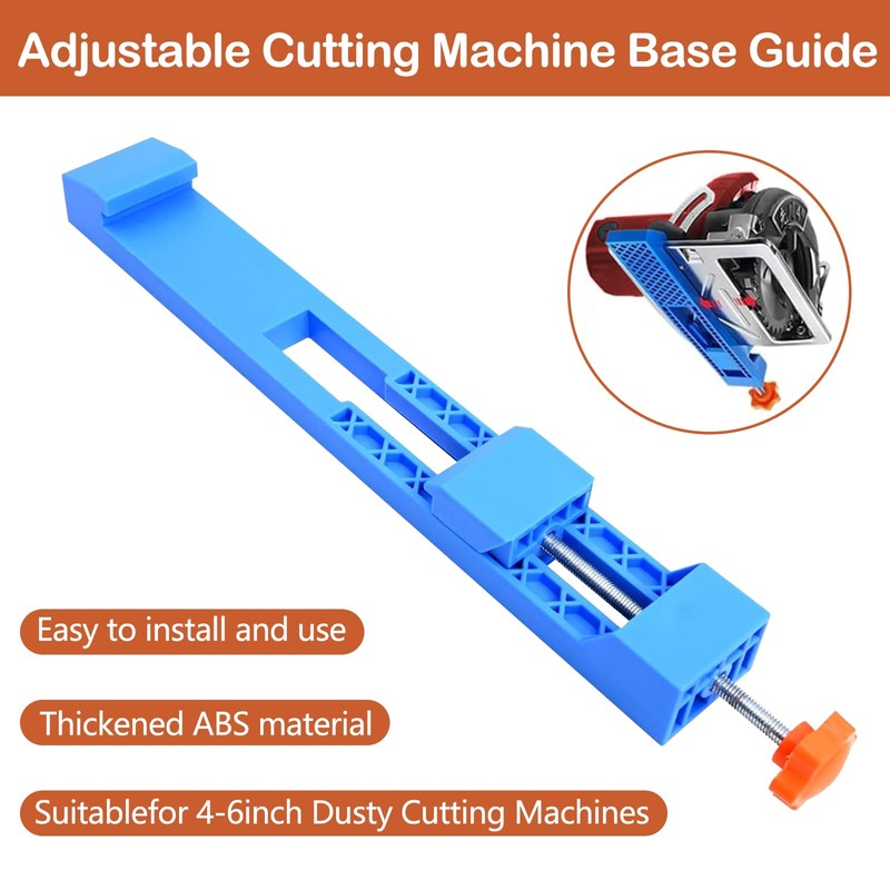 Precision Cutting & Milling Guide - Adjustable Base & Edge