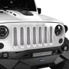 JSCARLIFE Honeycomb Mesh Front Grill Inserts Kit for 2007-2017 Jeep