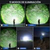 Linternas recargables de alta luminosidad, 99,000 lúmenes, linterna LED más