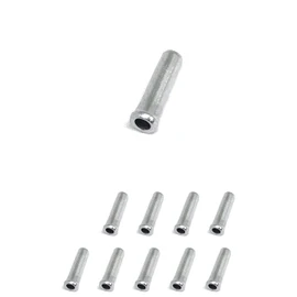 wumio 10pcs Silver Wire End Cap for Bicycle 1.1mm 1.2mm Brake Wire Shift Wire Shifter Cable Terminal Treatment