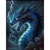 5D DIY Artificial Diamond Wall Art Painting Kit Craft Dragon