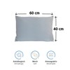 Komfortec 100% Cotton Cushion Covers, Set of 2, 40 x