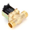 Solenoid Valve Copper Electromagnetic Valve Industrial Accessory 1/2-Inch for Solar