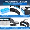 YOCTOSUN Headband Magnifying Glass with 4 LED Lights, 4 Lenses