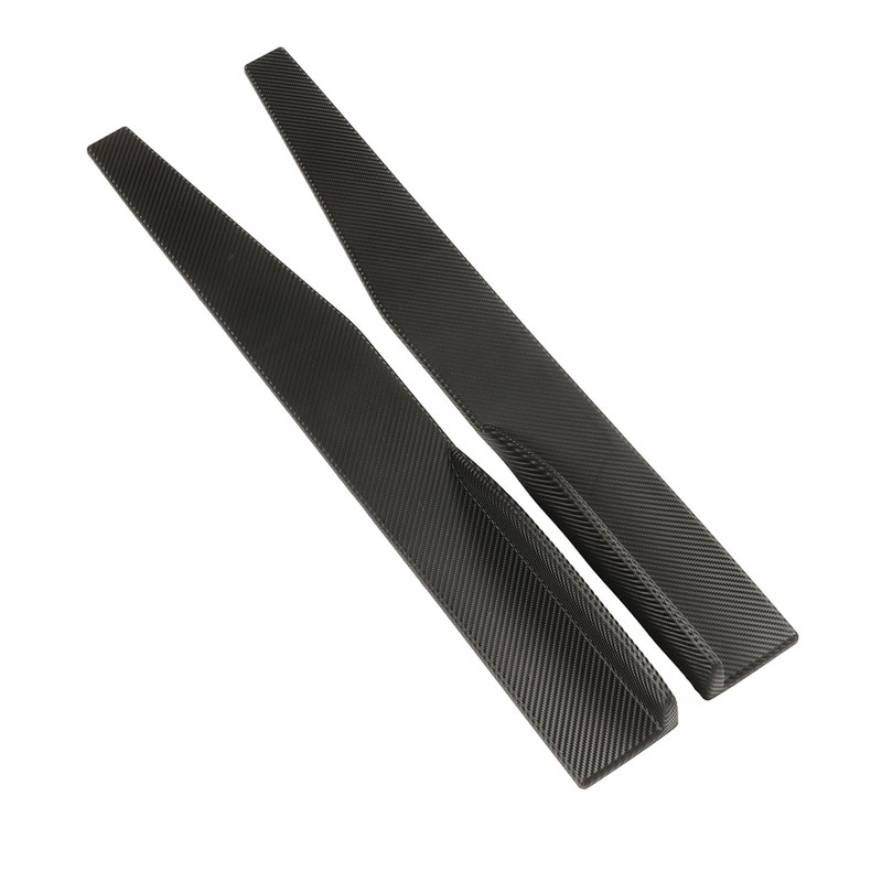 2PCs Side Skirt Winglet Carbon Fiber Style Universal Car Side