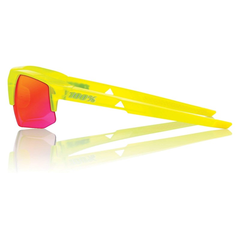Inconnu 100% speedcoupe Sunglasses Unisex Adult, Yellow/Pink