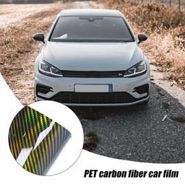 Carbon Fiber Car Wrap Film - Auto Wrap Sticker Protection Film | High-Toughness Modification Accessories Interior Decoration for Friends Adults Family