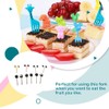 10 Pieces Fruit Picks Eyes Decorative Food Toothpick Kitchen Tableware