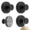 lafo Pack of 4 Roha Suction Cup Hooks, Towel Holder