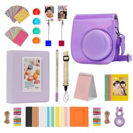 ZUIKAKU For Instax Mini 12 Instant Camera Accessory (Flash Purple)