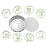 Mason Jar Lifestyle 5 Pack Stainless Steel Storage Lids with