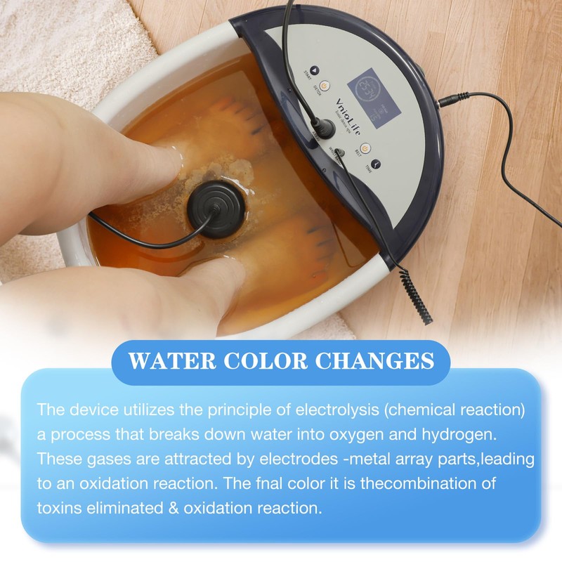 VnioLife Ionic Foot Bath Detox Machine, Ion Detox Foot Bath