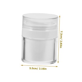 VICASKY Lotion Jar Refillable Cosmetic Container Small Cream Jar for Travel for Storing Lotions Creams Powders and