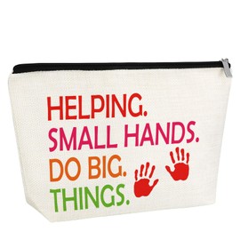 Gfhzdmf Occupational Therapist Gifts Makeup Bag Appreciation Gifts for Occupational Therapy Therapist Gift for Girl Women Sister Daughter Friend Cosmetic Bag Travel Pouch with Zipper