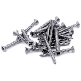 No.6 x 2.5 (3.5mm x 60mm) Pozi Countersunk Self-Tapping Screw - Stainless Steel (A2) (Pack of 20)