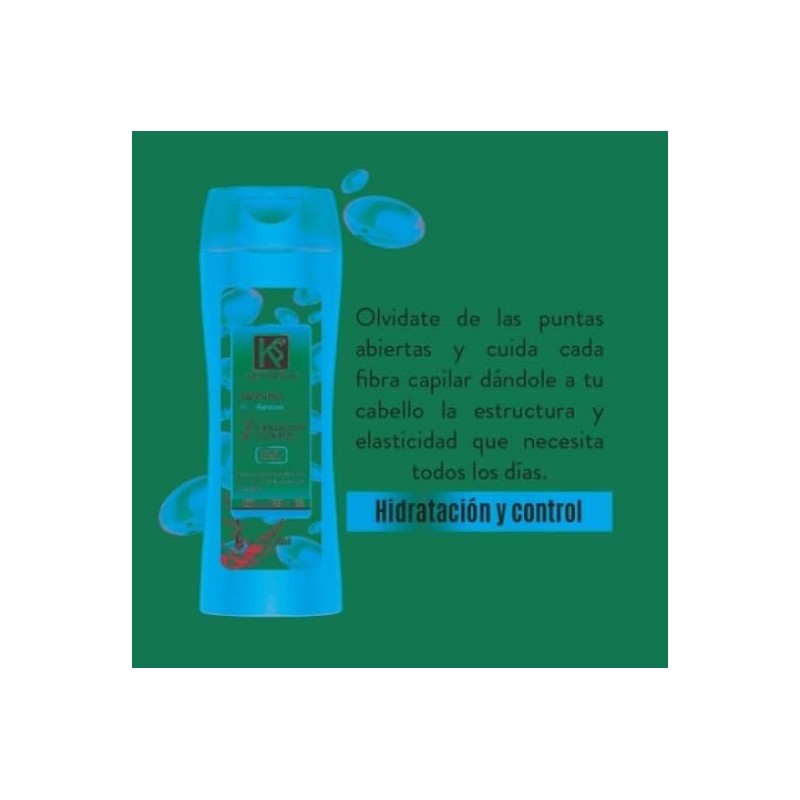 Kerashine Shampoo Hidratación y Control 2 en 1 con Keratina