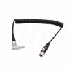 HangTon TVLogic Alphatron EVF Monitor Coiled Cable Right Angle 0B