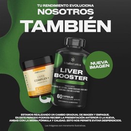 VITAL BOTANICS | Cardo Mariano, Cúrcuma, Zinc, Vitamina B1 y otros | 1000 mg por porción - 60 Cápsulas | Liver Booster | Suplemento Alimenticio Sin Aditivos | Digestión y Microbiota