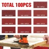 Mouse Sander Pads 11 Hole 100 Pcs Sanding Pads Hook
