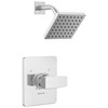 Delta Modern 14 Series Shower Faucet Set, Chrome Shower Head
