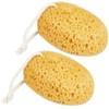 Flintronic Pack of 2 Bath Sponge, Large Natural Sponge for