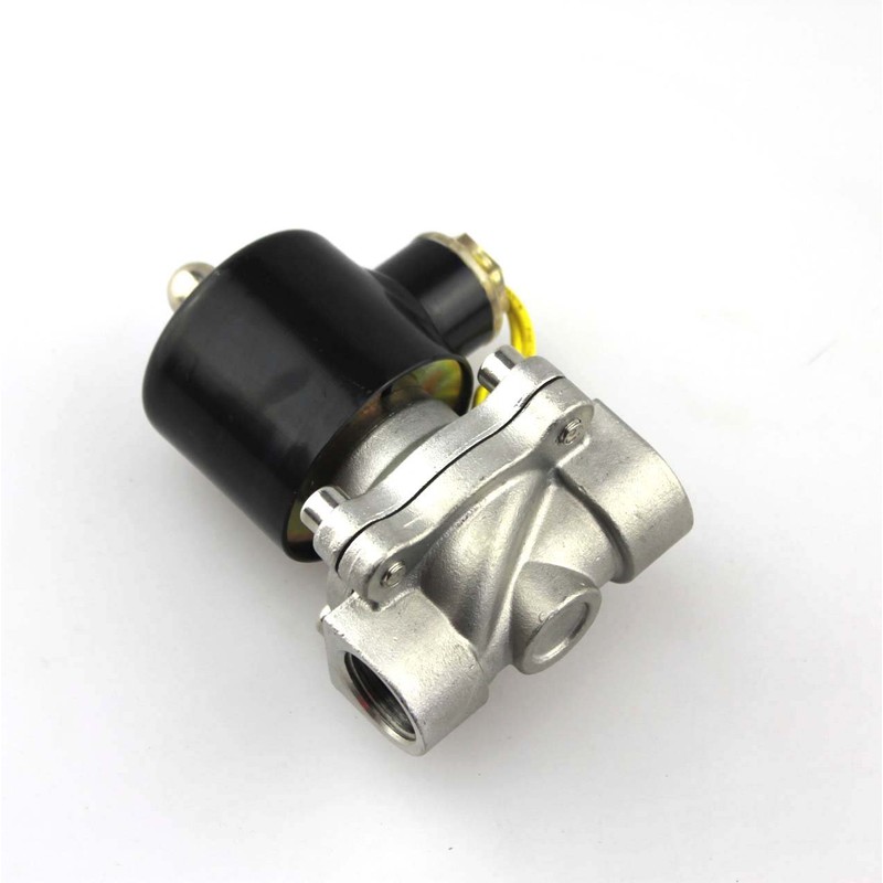 BACOENG 1/2" DC12V NPT Stainless Steel Normally Closed Electric Solenoid
