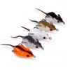 Cuoyuqie 5pcs Lifelike Rat Lure Mouse Sinking Fishing Lure Bass