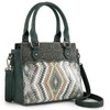 Montana West Sequined Aztec Mini Tote Bag Floral Tooled Womens