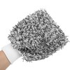 FEZTGVOFA 2 Pcs Microfibre Wash Mitt, Mitt Car Washing, Professional
