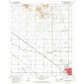 YellowMaps Casa Grande West AZ topo map, 1:24000 Scale, 7.5 X 7.5 Minute, Historical, 1965, Updated 1967, 26.9 x 22.1 in - Tyvek