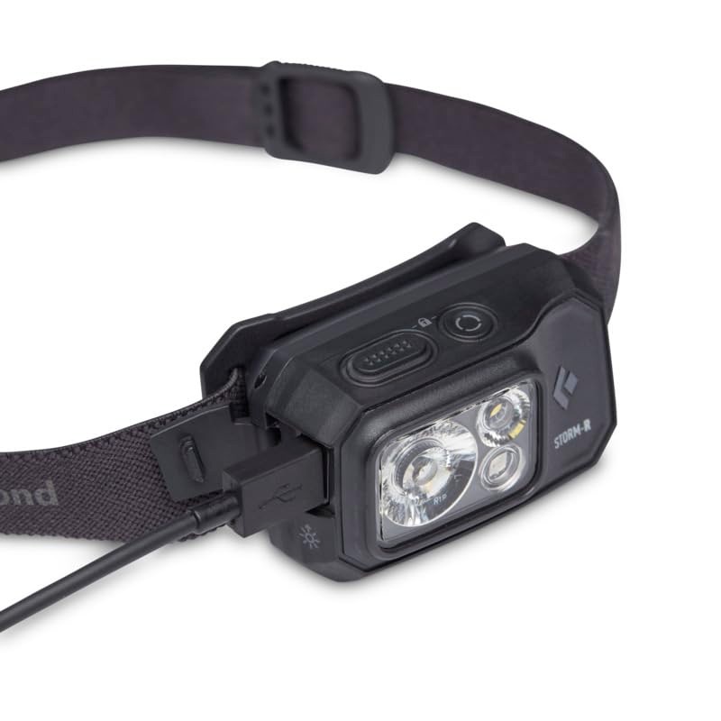 BLACK DIAMOND Storm 500-R Rechargeable LED Headlamp, Waterproof and Dimmable