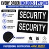 Mtgluk Security Patches 2 Pack, Hook and Loop Embroidered Patches,