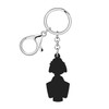 RAIDIN Acrylic Cute Japanese Kimono Doll Keychain Funny Kokeshi Key