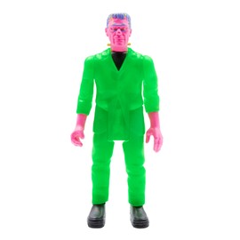 Super7 Universal Monsters Frankenstein (Glow-in-The-Dark Costume Colors) - 3.75 in Scale Reaction Figure