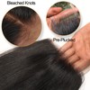 BEEOS HD Lace Closure 2x6 Pre Plucked Human Hair Closure