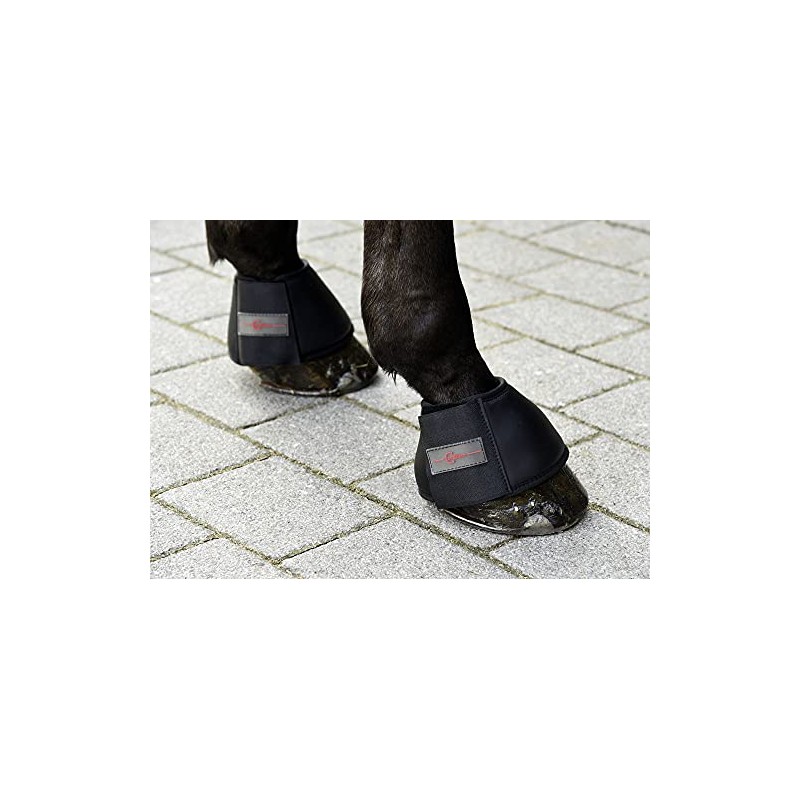 Covalliero Kerbl Protecto 3222158 Bell Boots Black Pair Shetland Pony