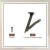 sourcing map 2Pcs 3.5" Folding Lid Support Hinges, Lift Up