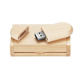 Garrulax USB Flash Drive 8GB / 16GB / 32GB Premium Solid Wood High Speed USB 2.0 Flash Drive Memory Stick Data Storage Pendrive Thumb Disk
