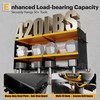 Spampur Large Power Tool Organizer Wall Mount with Charging Station,