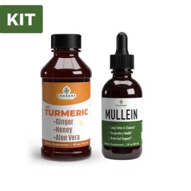 Respiratory Health Support Kit Herbal Supplement for Lung & Breathing Wellness Formula, Natural Daily Respiratory System Support